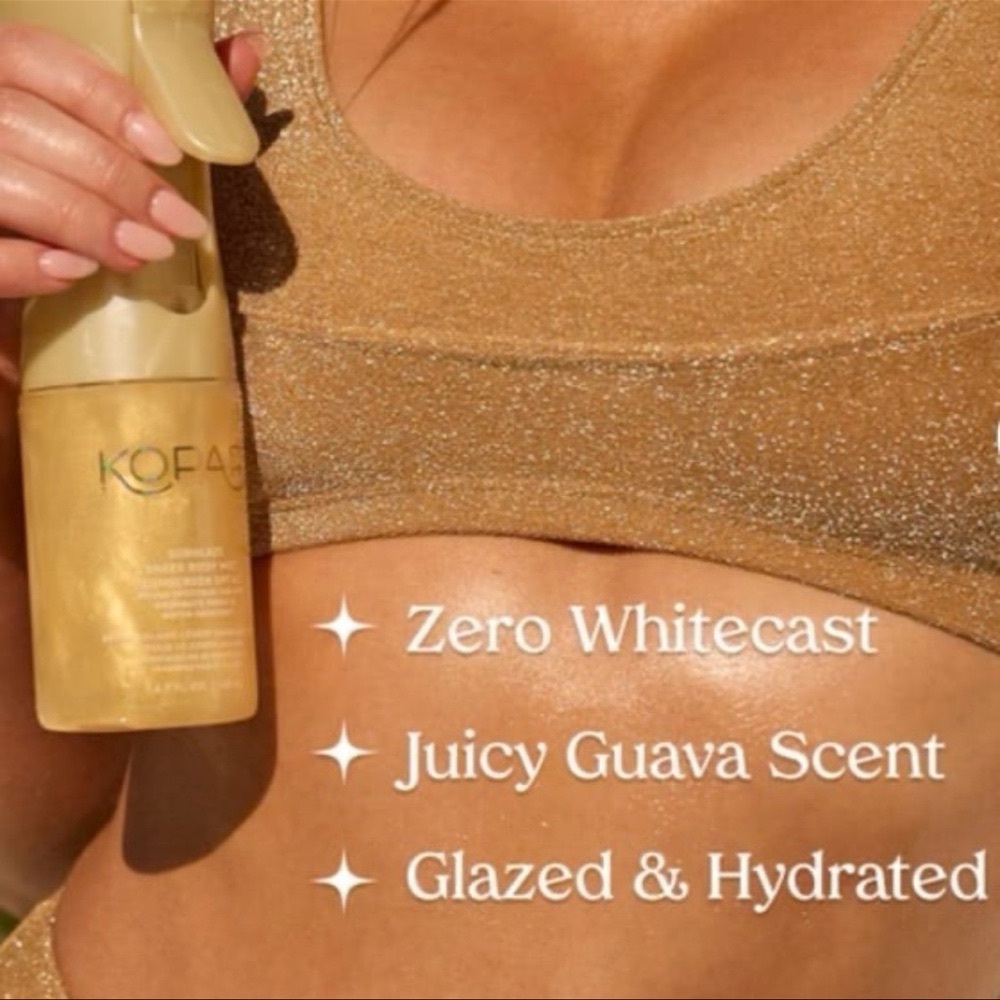 Kopari Golden Sunglaze Sheer Body Mist Sunscreen Spray SPF 50 NWT - Picture 6 of 11